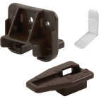 Prime-Line Brown Plastic Drawer Track Guide Kit Image 1