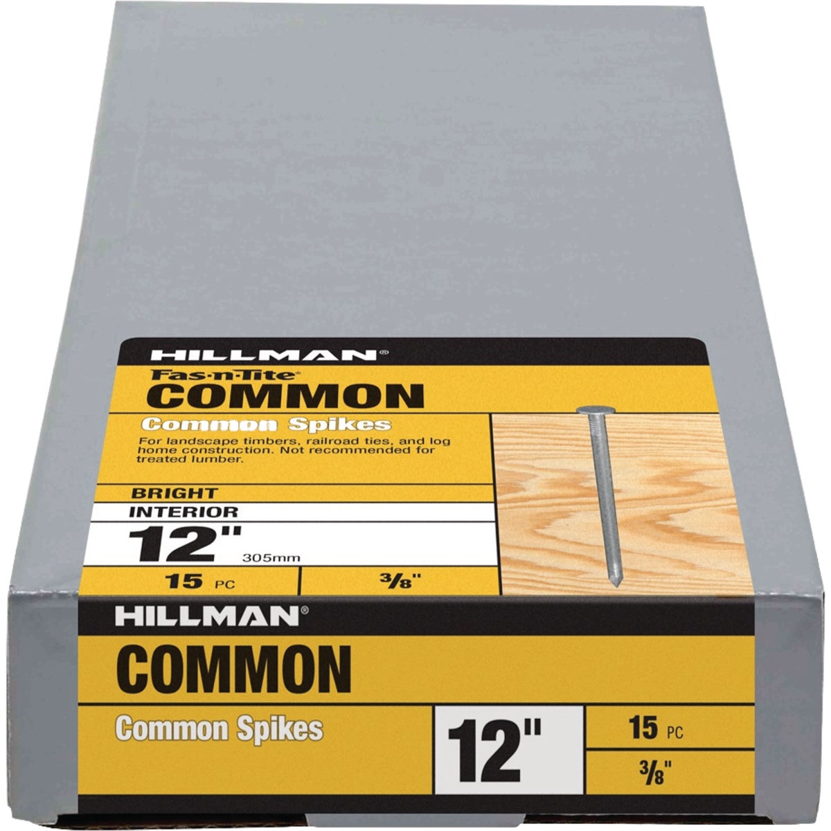Hillman Fas-n-Tite 12 In. Bright Common Spikes (15-Count)