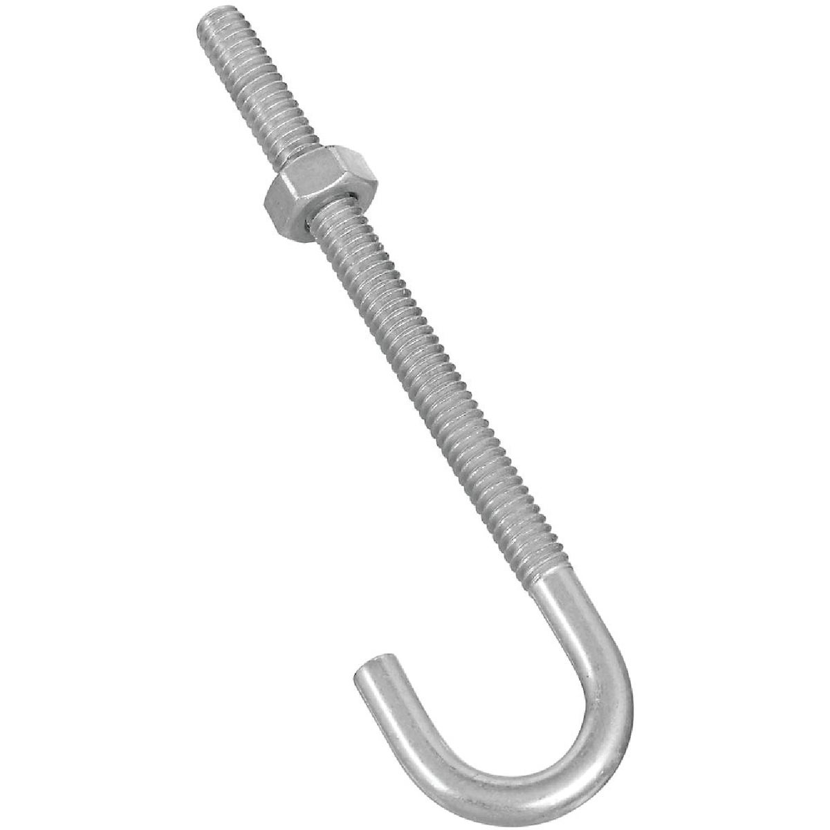 National Hardware 1/4 In. x 4 In. Zinc J Bolt