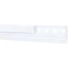 FreedomRail 42 In. White Horizontal Hanging Rail with Cover Image 1