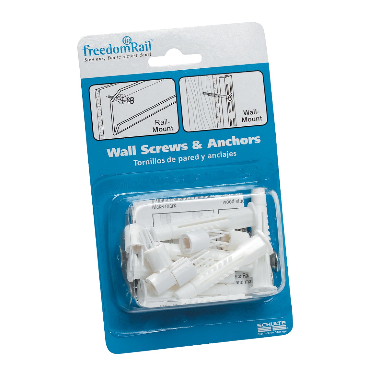 Organized Living freedomRail Stud Screw Hardware Pack