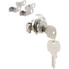 Defender Security Satin Nickel Threaded Spring Clip Mailbox Lock Image 1