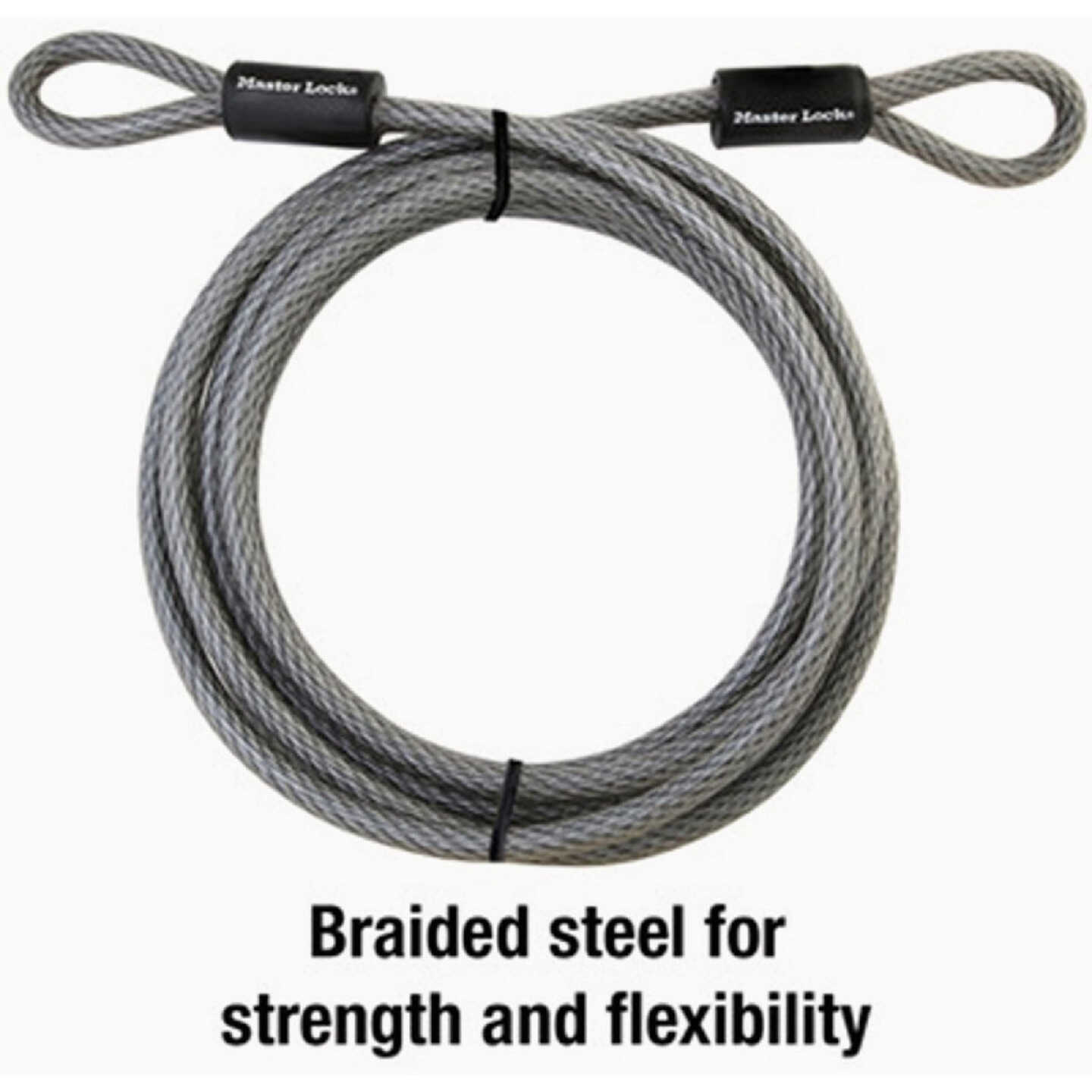 Master Lock 3/8 In. x 15 Ft. Looped End Cable Image 3