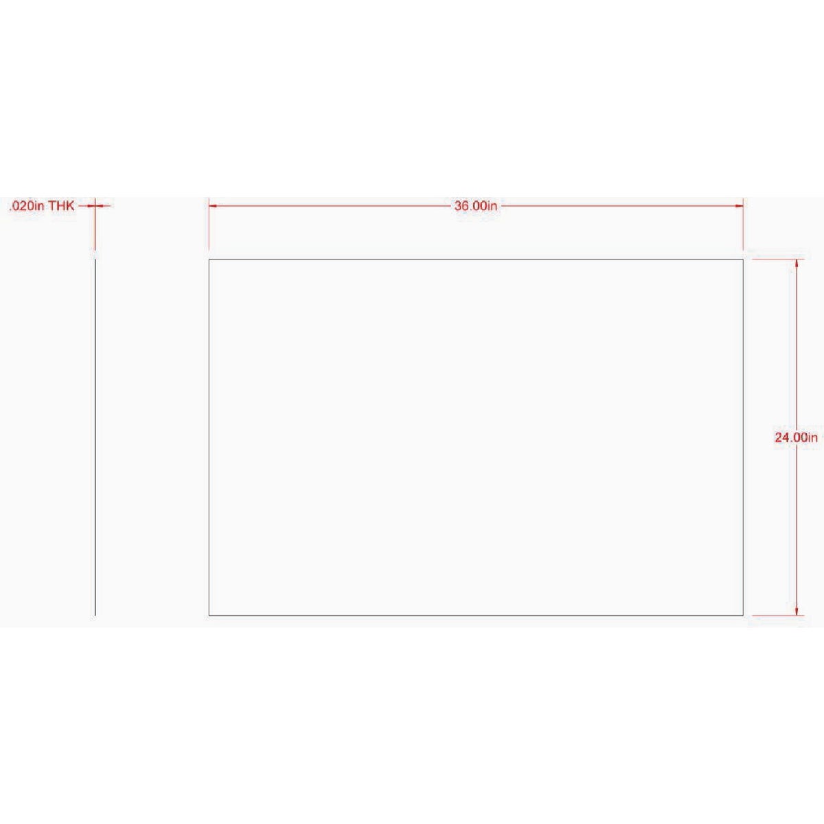 Hillman SteelWorks 0.020 In. x 24 In. x 36 In. Aluminum Leather Grain Decorative Sheet Image 2