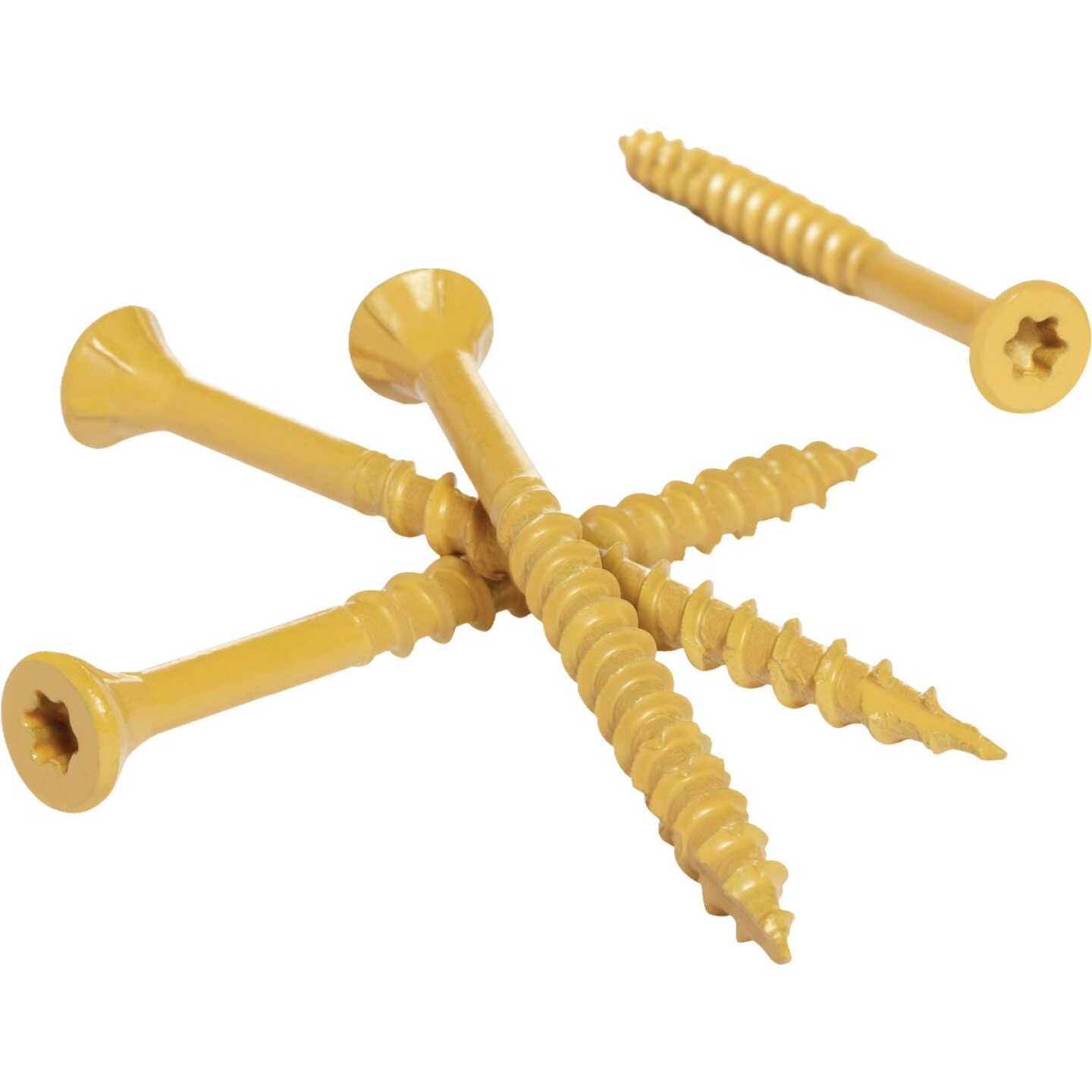 Hillman Deck Plus #8 x 1-1/4 In. Tan Deck Screw (186-Count) Image 2