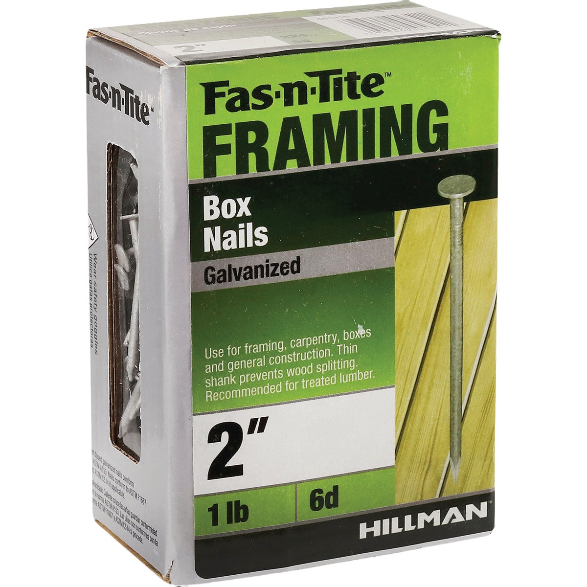 Hillman Fas-n-Tite 2 In. Hot Dipped Galvanized Box Nails (224-Count)