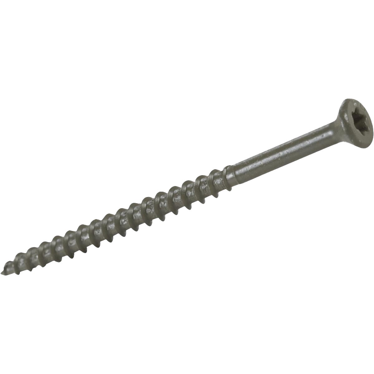 Do it Best PrimeGuard Plus #10 x 3-1/2 In. Star Drive Green Wood Deck Screw (25 Lb.)