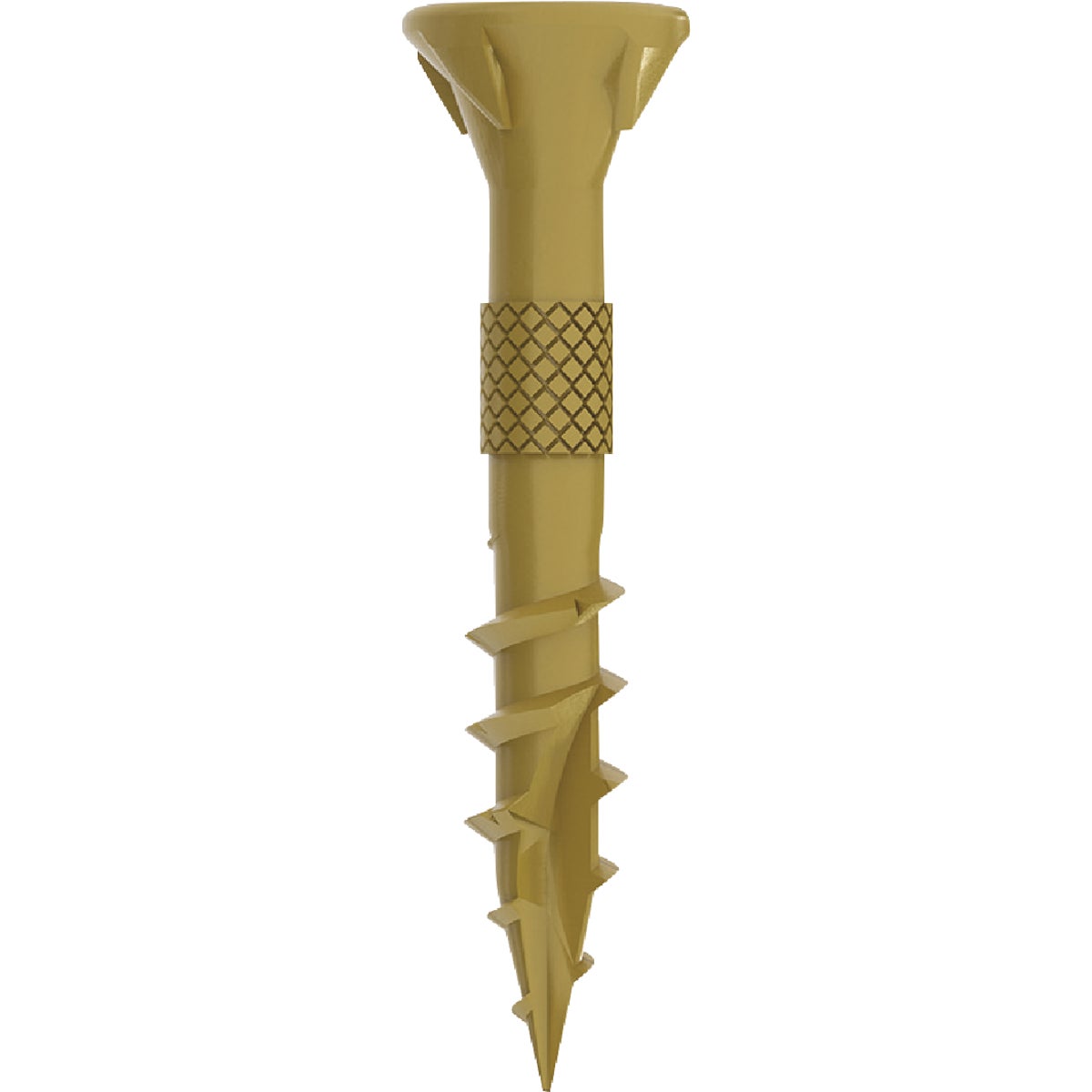 Grip-Rite DeckForce PrimeGuard Nano #8 x 1-1/4 In. Star Drive Gold Screw (5 Lb.) Image 3