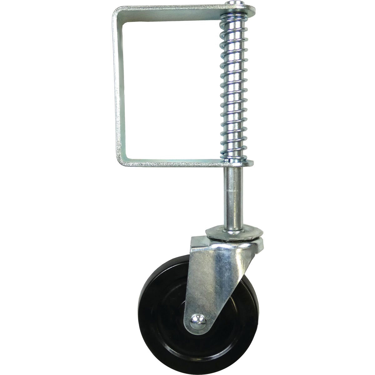 Shepherd Hardware 5 In. Black Hard Rubber Swivel Gate Caster