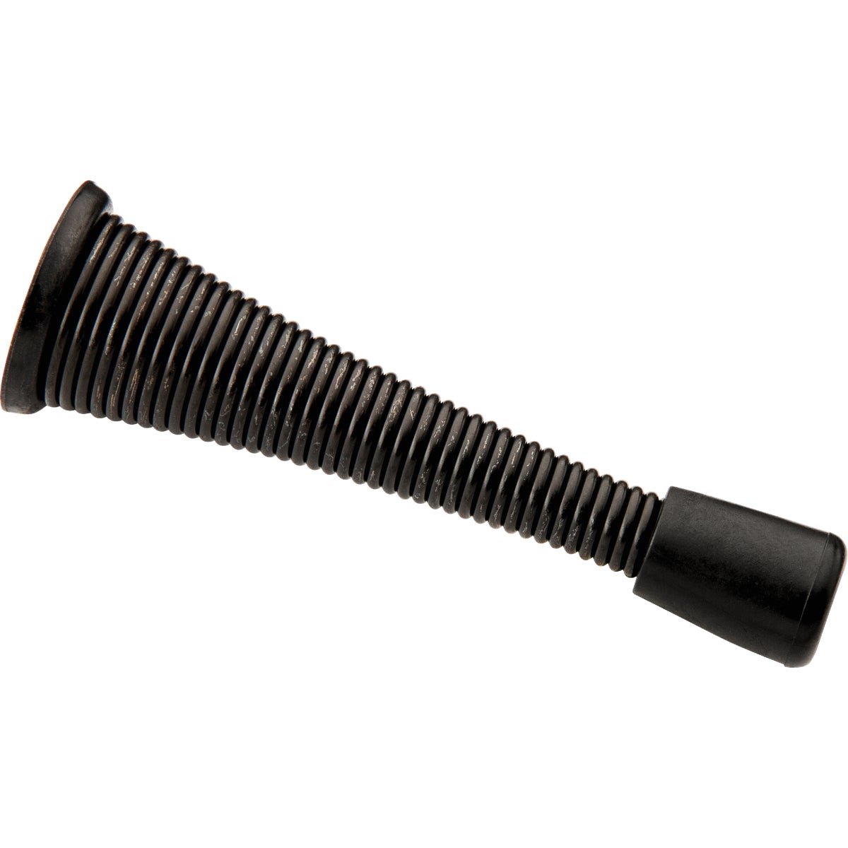National Hardware 3 In. Matte Black Spring Door Stop (5-Pack)