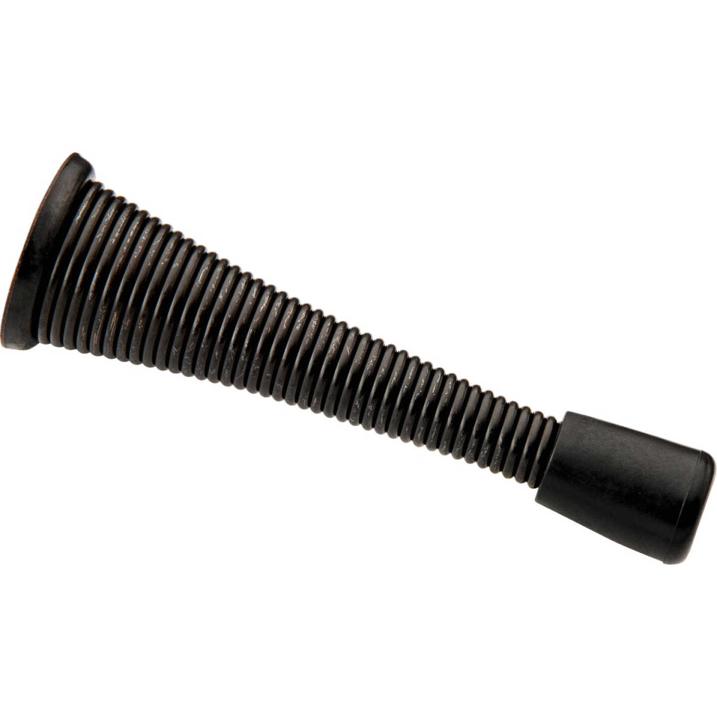 National Hardware 3 In. Matte Black Spring Door Stop (5-Pack) Image 1