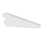 FreedomRail 6-1/2 In. White Twin-Track Shelving Bracket Image 1