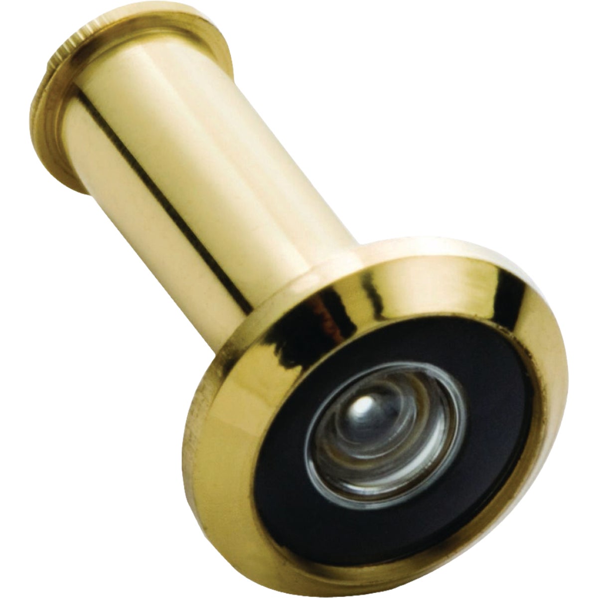 First Watch 130 Deg. Polished Brass Wide Angle Door Viewer