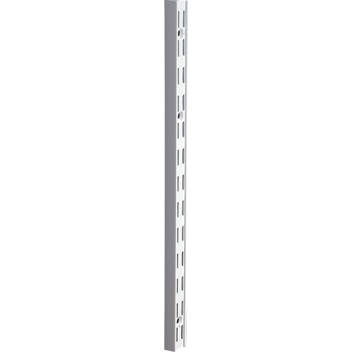 Knape & Vogt 82 Series 78 In. White Steel Heavy-Duty Double-Slot Shelf Standard