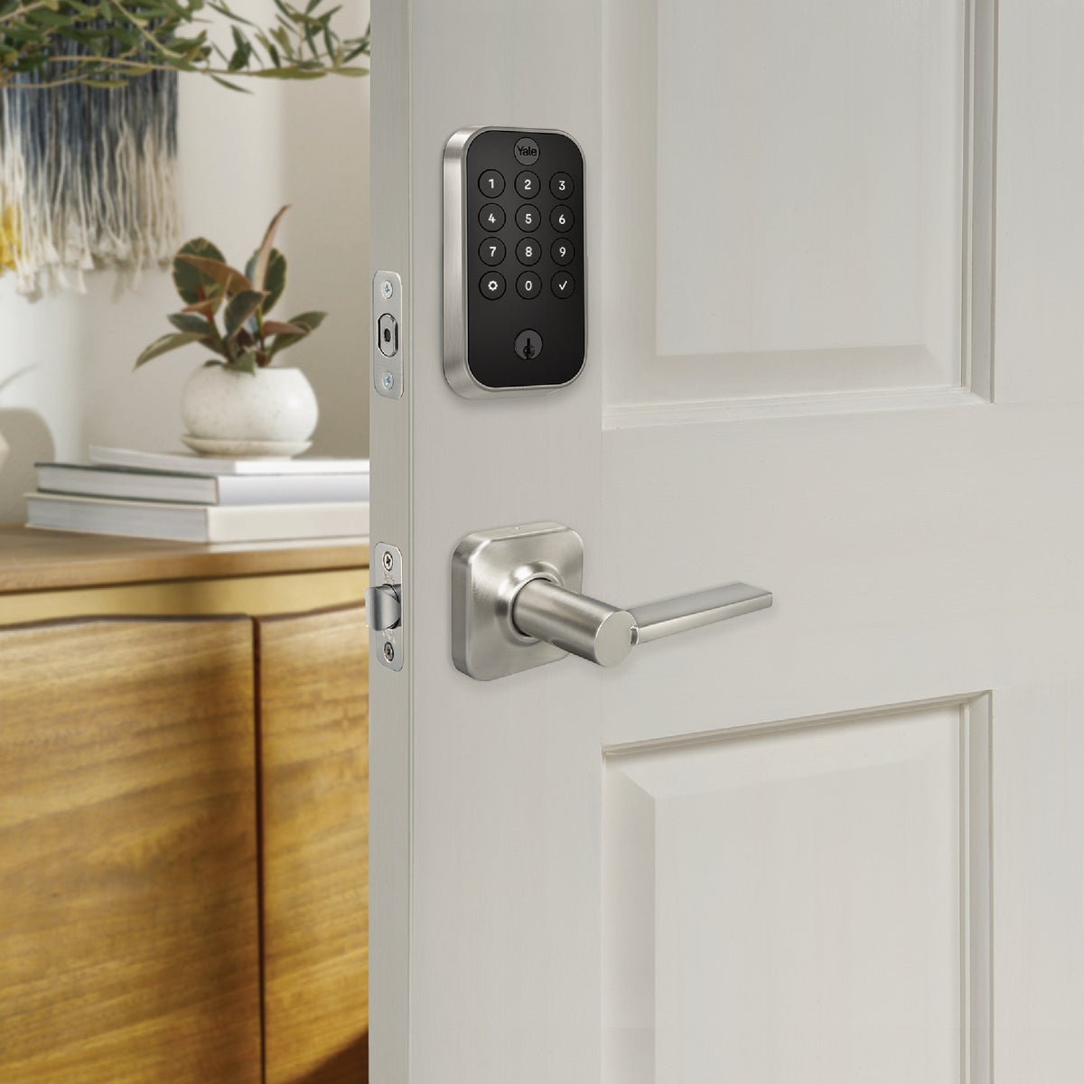 Yale Assure Satin Nickel Electronic Lock Keypad Deadbolt with WiFi Image 5