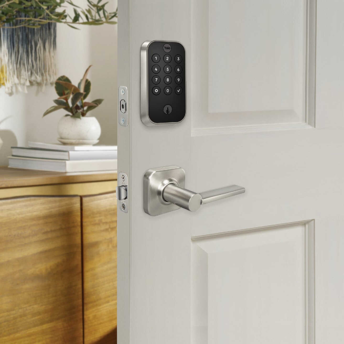 Yale Assure Satin Nickel Electronic Lock Keypad Deadbolt with WiFi Image 5