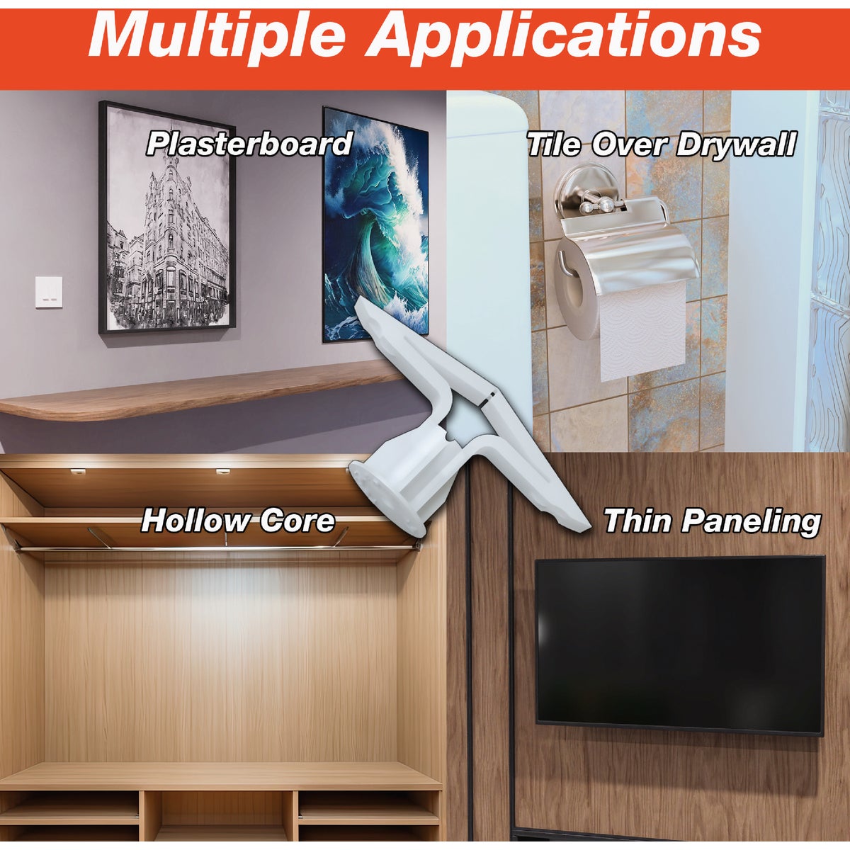 Toggler Snaptoggle #8 x 1-3/4 In. Zinc-Plated Steel Toggle Bolts (20-Count) Image 7