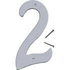 Hy-Ko 4 In. Satin Nickel Number 2 Image 1