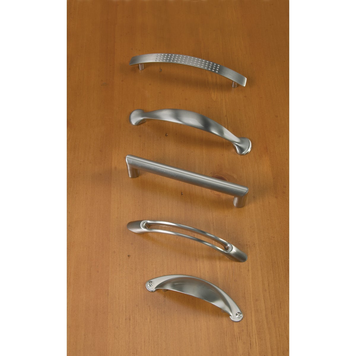 Amerock  2.5 In. Satin Nickel Cup Cabinet Drawer Pull Image 3