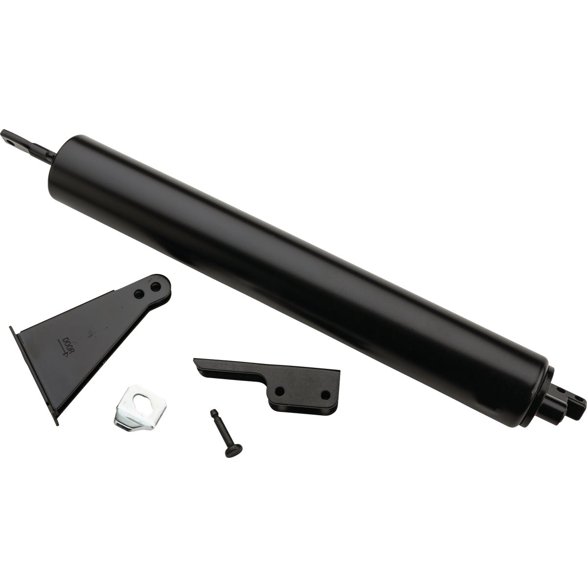 National Hardware Posi-Glide Black Door Closer