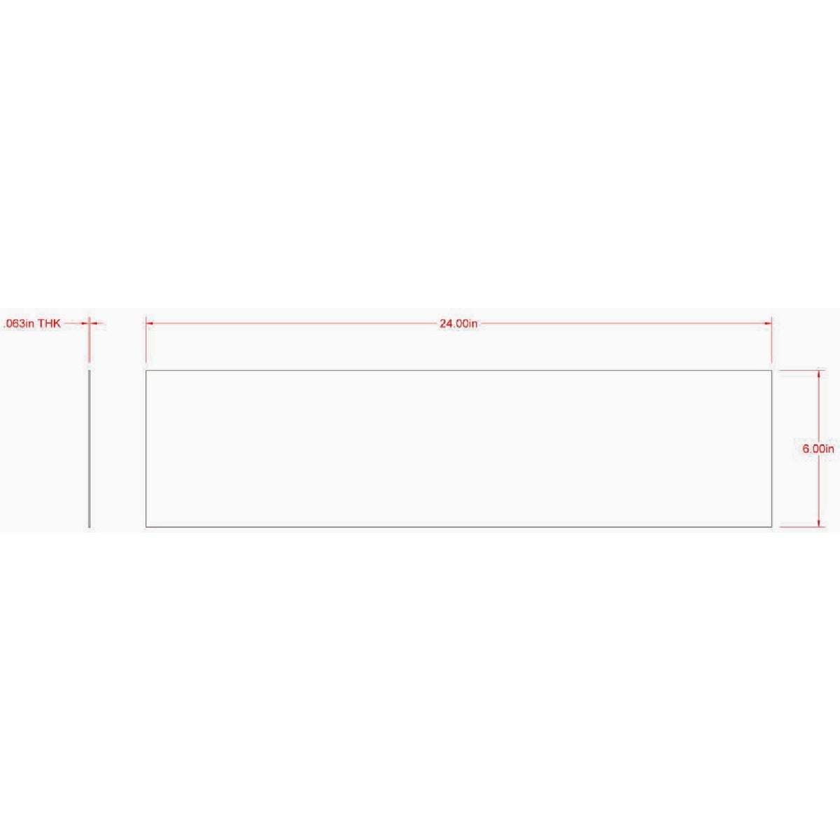 Hillman SteelWorks 6 In. x 24 In. 16 ga Weldable Solid Steel Sheet Image 2
