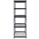 Muscle Rack 48 In. x 24 In. x 72 In. 5-Tier Black Shelving Unit with Wire Shelf Image 5
