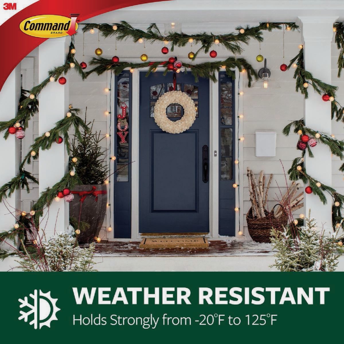 Command Outdoor Medium & Large Foam Replacement Strips, 8 Strips Image 3