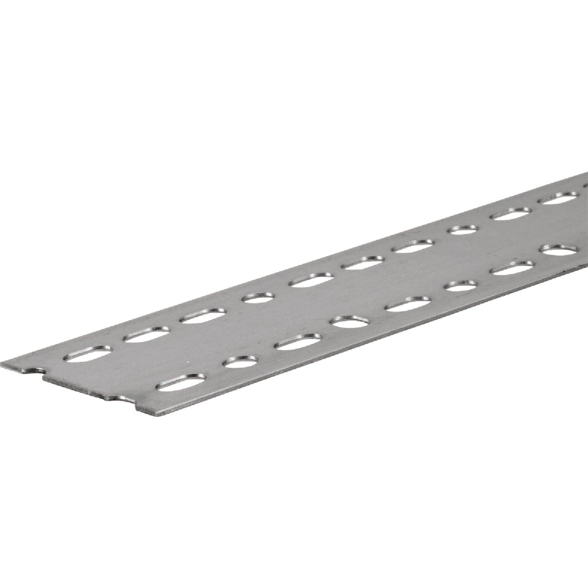 Hillman SteelWorks 2-1/4 In. x 3 Ft. 18 ga Zinc Plated Slotted Strapping
