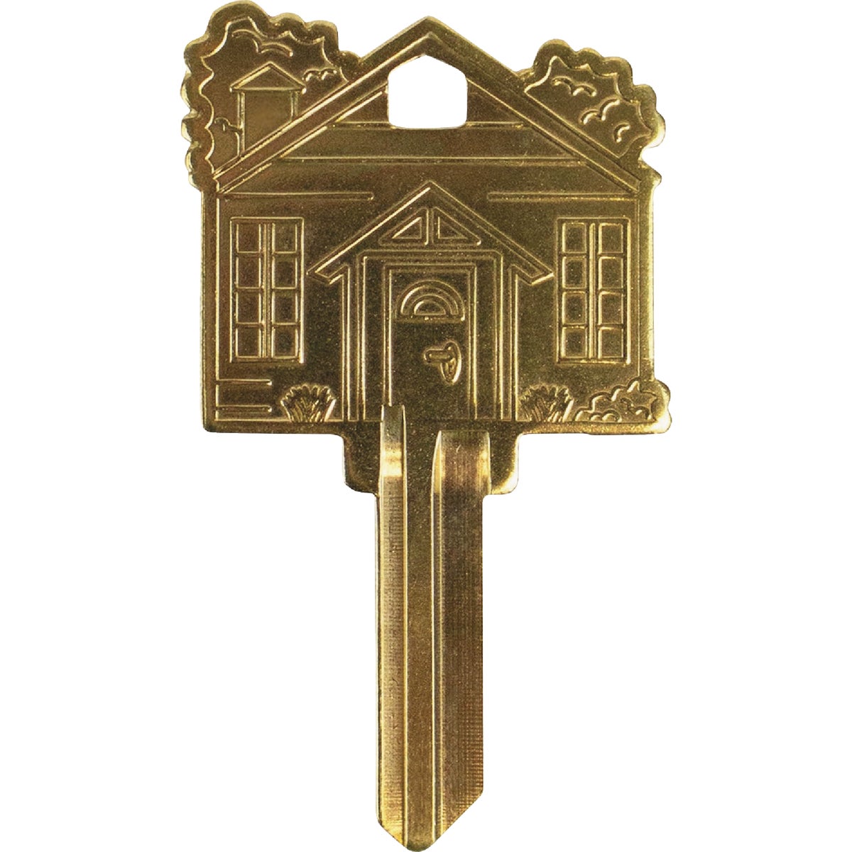 Lucky Line Brass Home Key Shapes Decorative House Key - KW1 ADA Friendly