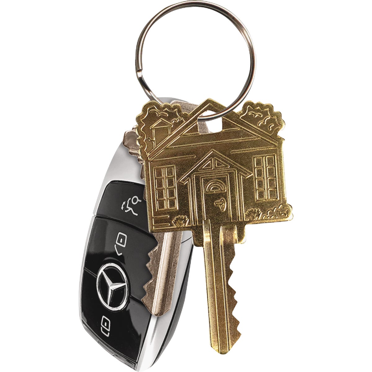 Lucky Line Brass Home Key Shapes Decorative House Key - KW1 ADA Friendly Image 6