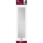 National Hardware Satin Aluminum Push Plate Image 2