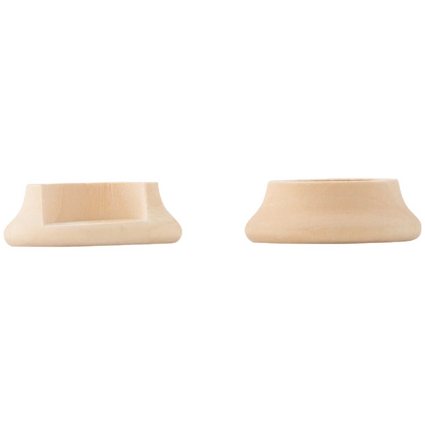 National Hardware 1-3/8 In. Natural Wood Closet Rod Socket (2-Pack) Image 3