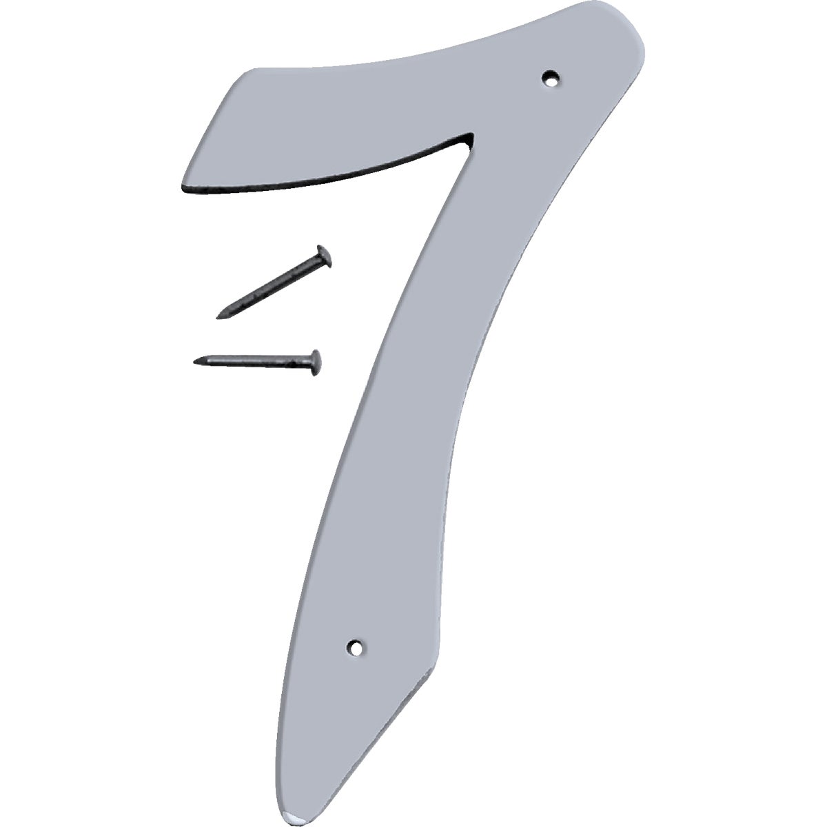 Hy-Ko 4 In. Satin Nickel Number 7