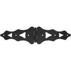 National Hardware 10 In. Black Ornamental Strap Hinge Image 1