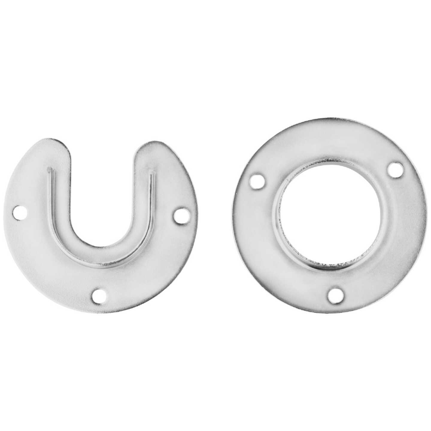 Stanley Home Designs 1-5/16 In. Zinc Closet Rod Socket, Chrome (2-Pack) Image 4