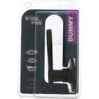 Steel Pro Matte Black Left Hand Dummy Door Lever Image 1