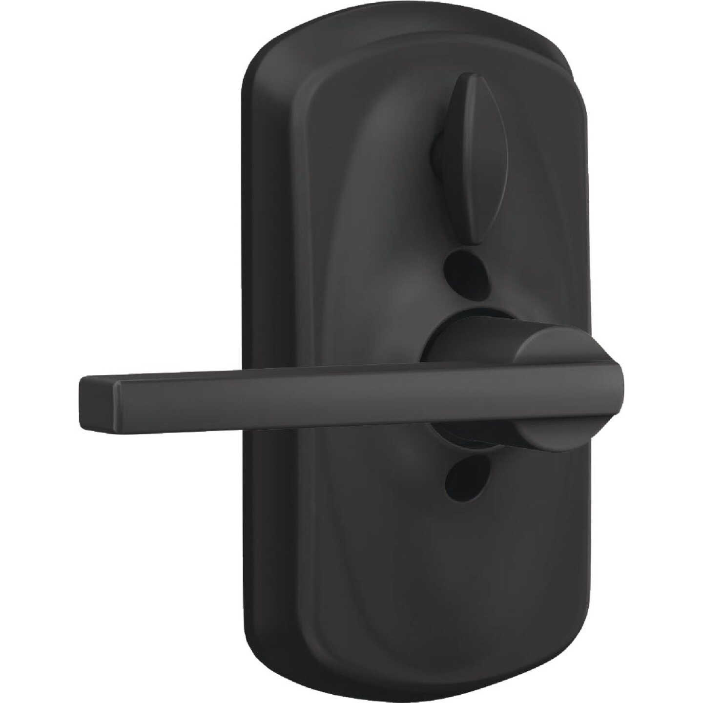Schlage Plymouth Matte Black Electronic Keypad Entry Latitude Lever Image 3