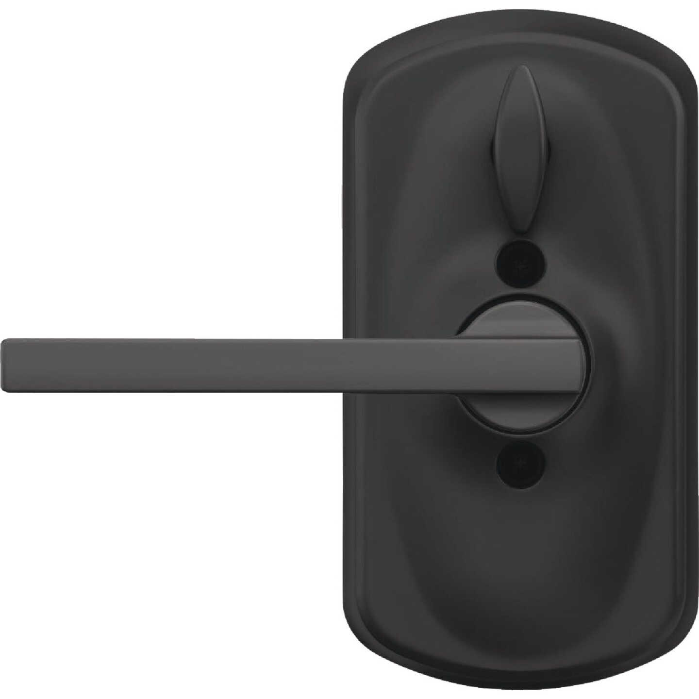 Schlage Plymouth Matte Black Electronic Keypad Entry Latitude Lever Image 4