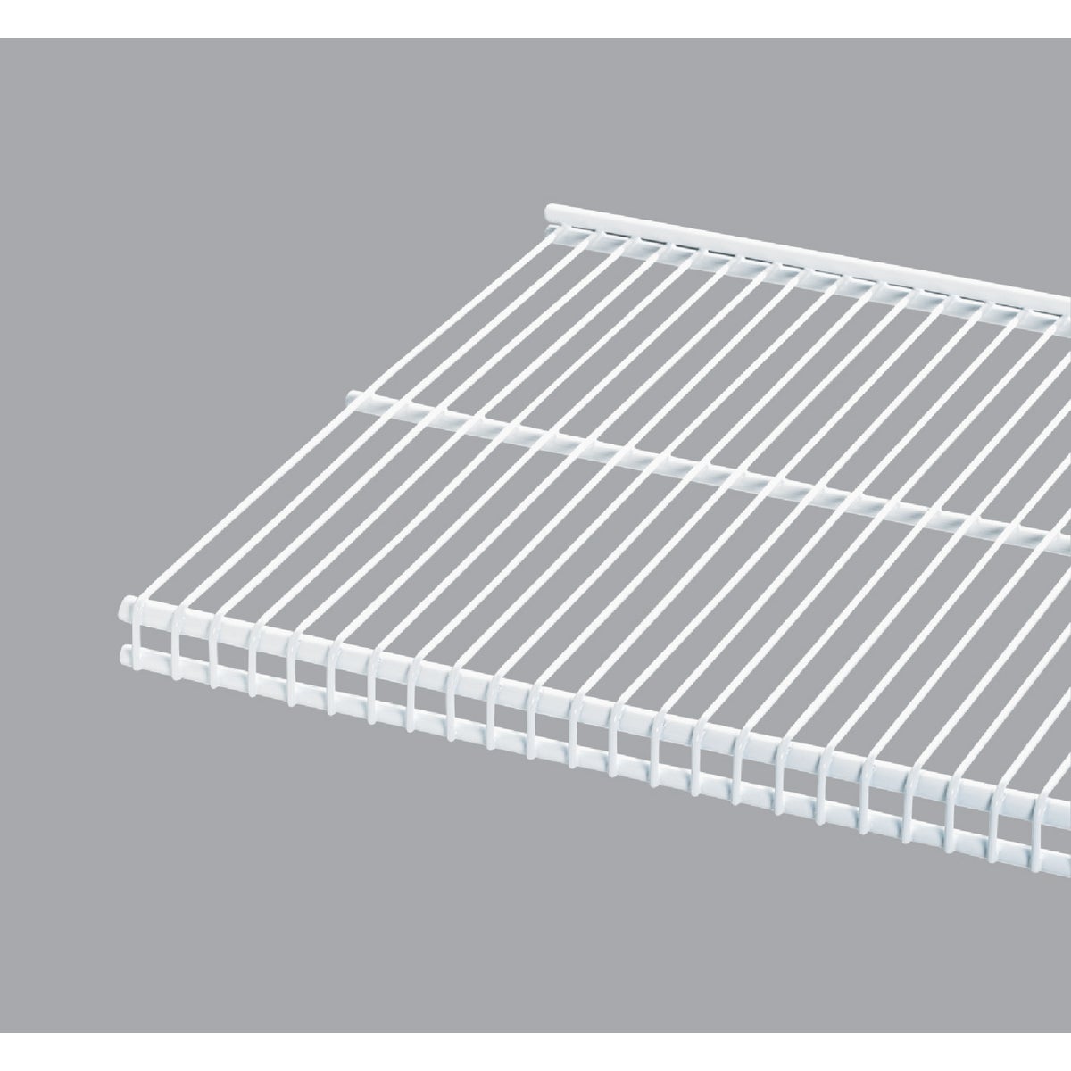 Organized Living FreedomRail 2 Ft. W. x 12 in. D Profile Ventilated Closet Shelf, White