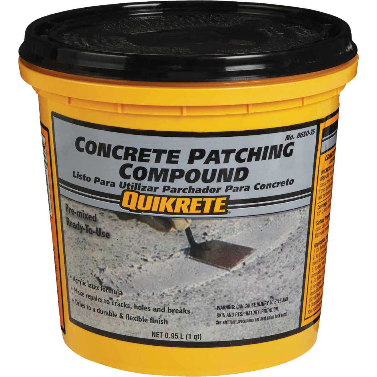 Quikrete 1 Qt. Pre-Mixed Gray Concrete Patch Image 1