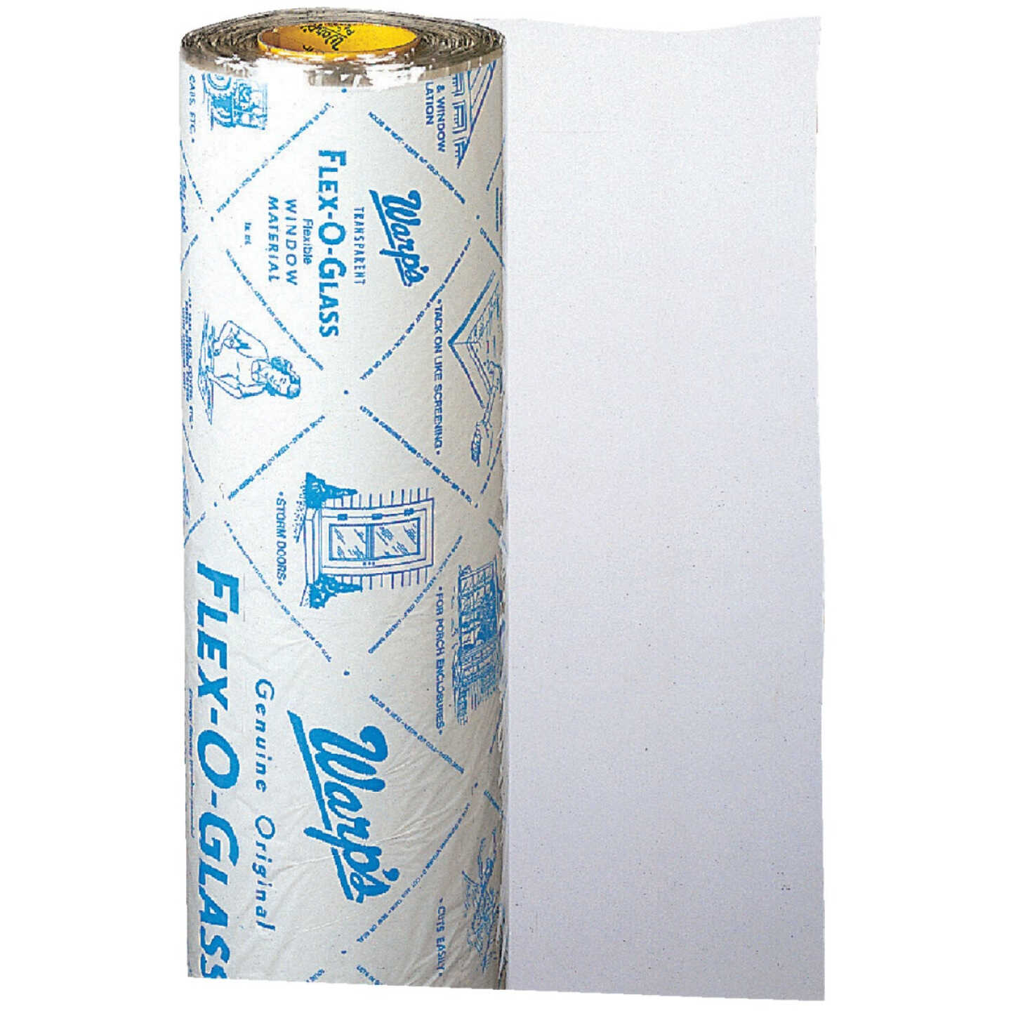 Warp's Flex-O-Glass 48 In. X 75 Ft. Clear 4 Mil. Plastic Sheeting Image 1