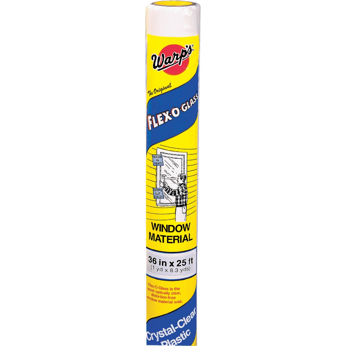 Warp's Flex-O-Glass 36 In. x 75 Ft. Clear 4 Mil. Plastic Sheeting