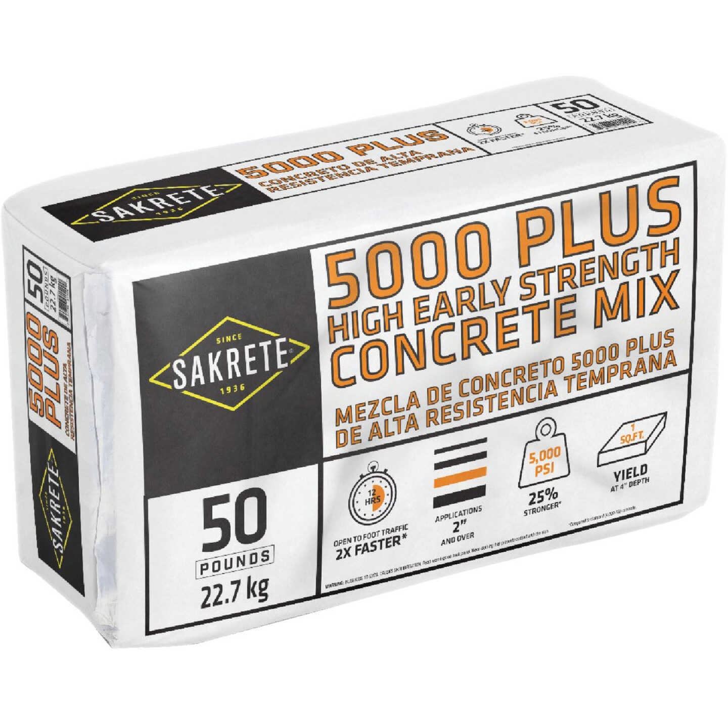 Sakrete 50 Lb. Concrete Mix Image 1