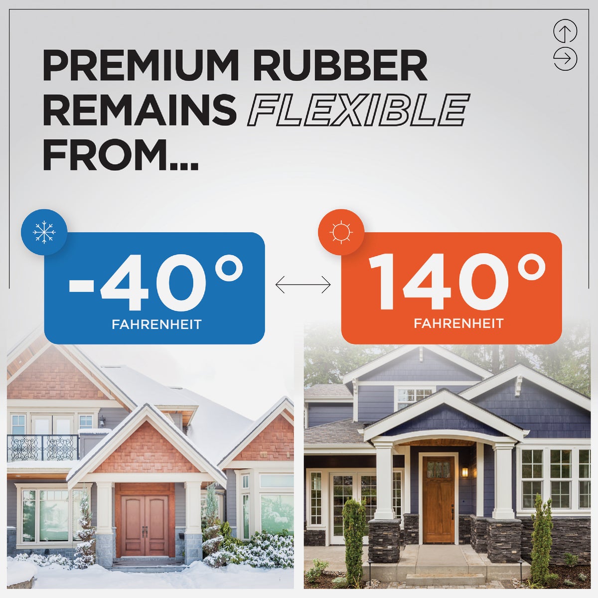 M-D Building Products 84 In. Premium Rubber PLATINUM Top and Sides Door Seal for Doors with Kerf/Channel, Brown Image 7