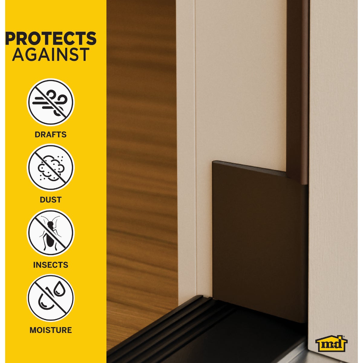 M-D Building Products Brown Door Corner Seal for Interior & Exterior Doors Image 9