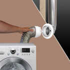 Dundas Jafine EZConnect 4 In. Plastic Dryer Duct Connector Image 2