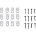 Prime-Line White Turn Button Screen Clip (12-Pack) Image 3