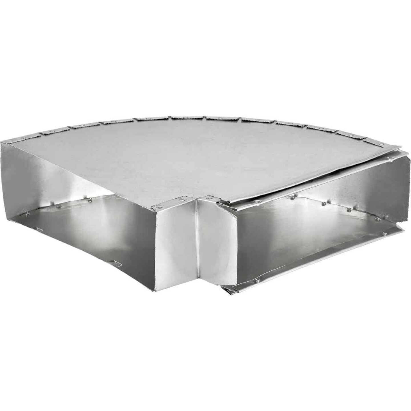 Lambro 3-1/4 In. x 10 In. Galvanized Side Elbow Image 1