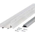 M-D Building Products 2.25 In. W. x 1.375 In. H. x 36 In. L. Aluminum Silver Door Bottom Image 7