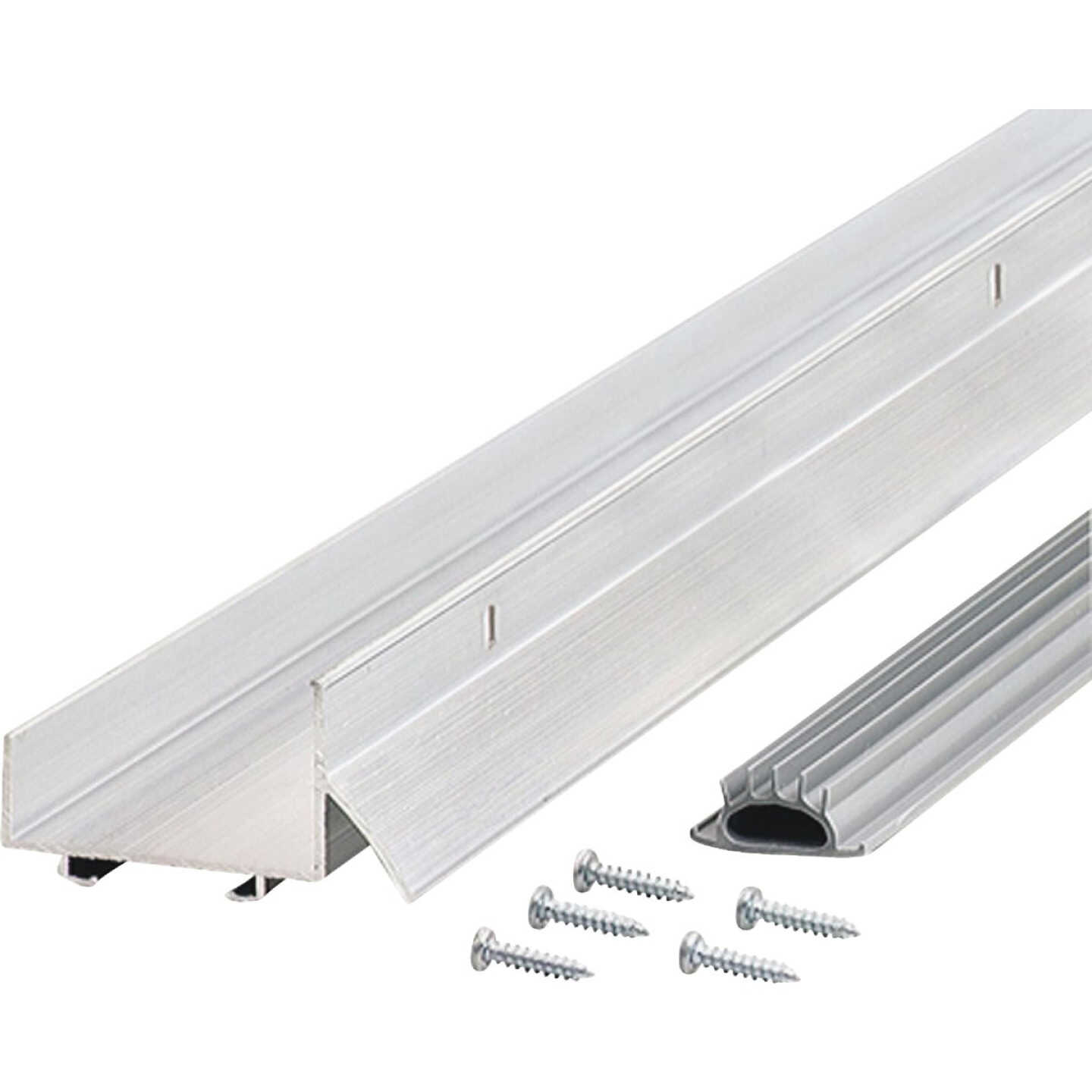 M-D Building Products 2.25 In. W. x 1.375 In. H. x 36 In. L. Aluminum Silver Door Bottom Image 7